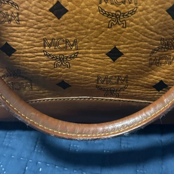 MCM Cognac Leather Women's Bag - Picture 5 of 8